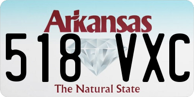 AR license plate 518VXC