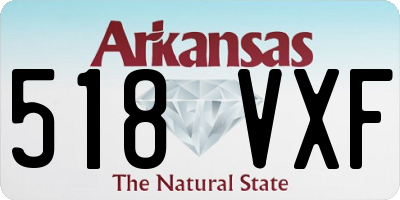 AR license plate 518VXF