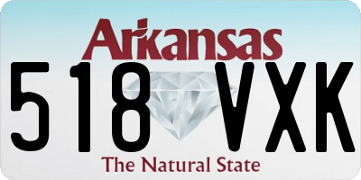 AR license plate 518VXK