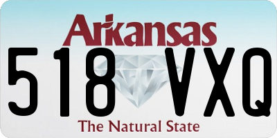 AR license plate 518VXQ