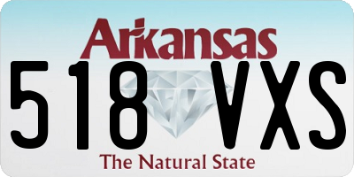 AR license plate 518VXS