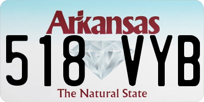 AR license plate 518VYB