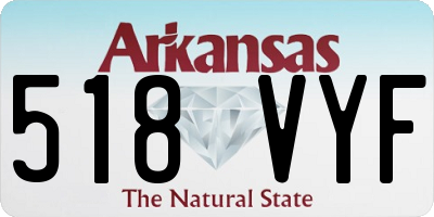 AR license plate 518VYF