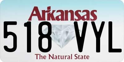 AR license plate 518VYL