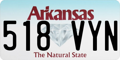 AR license plate 518VYN
