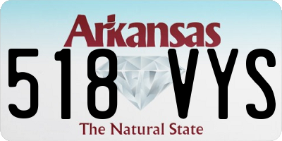AR license plate 518VYS