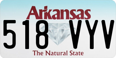 AR license plate 518VYV