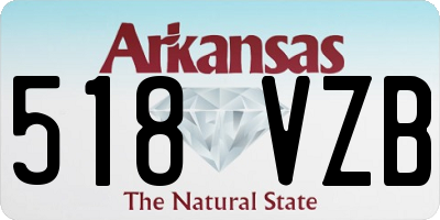 AR license plate 518VZB