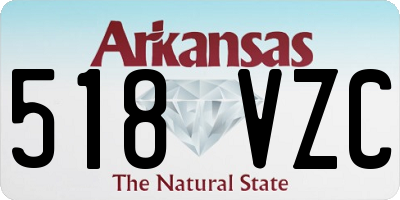 AR license plate 518VZC