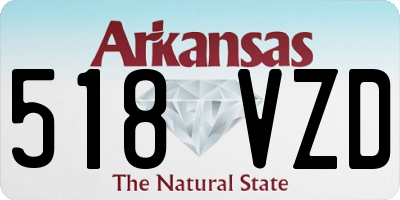 AR license plate 518VZD