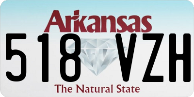 AR license plate 518VZH