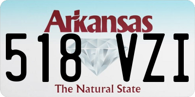 AR license plate 518VZI