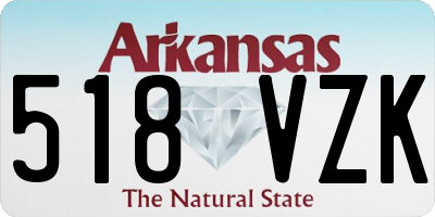 AR license plate 518VZK