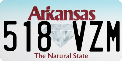 AR license plate 518VZM