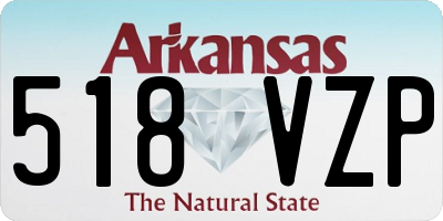 AR license plate 518VZP