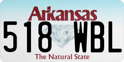 AR license plate 518WBL
