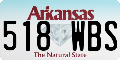 AR license plate 518WBS