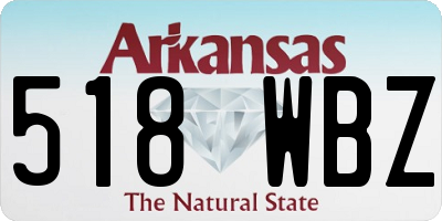 AR license plate 518WBZ