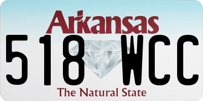 AR license plate 518WCC