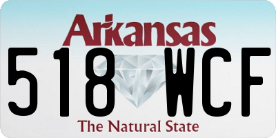 AR license plate 518WCF