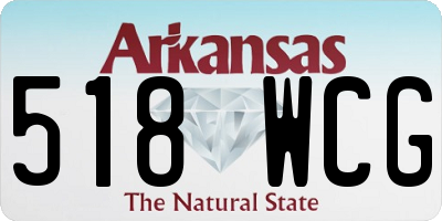AR license plate 518WCG