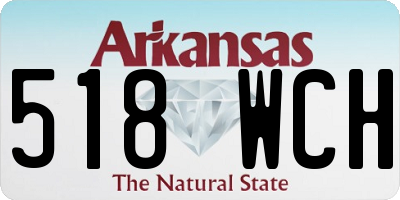 AR license plate 518WCH