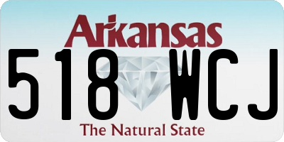 AR license plate 518WCJ