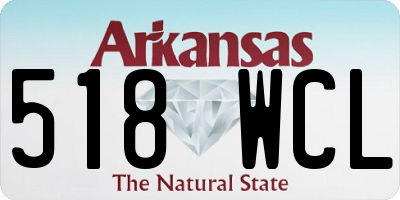AR license plate 518WCL