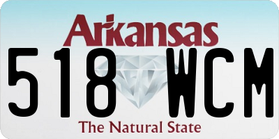AR license plate 518WCM