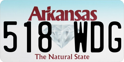 AR license plate 518WDG