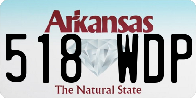 AR license plate 518WDP
