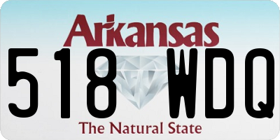 AR license plate 518WDQ