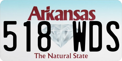 AR license plate 518WDS