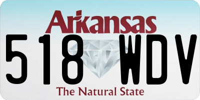 AR license plate 518WDV