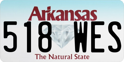 AR license plate 518WES