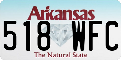 AR license plate 518WFC