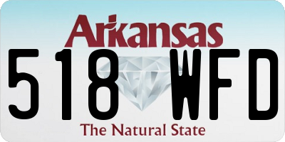 AR license plate 518WFD