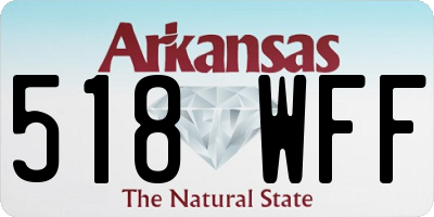 AR license plate 518WFF