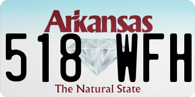 AR license plate 518WFH