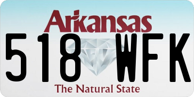 AR license plate 518WFK