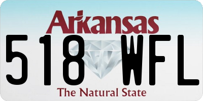 AR license plate 518WFL