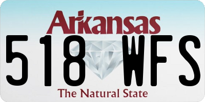 AR license plate 518WFS