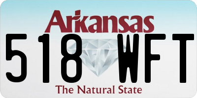 AR license plate 518WFT