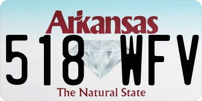 AR license plate 518WFV