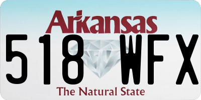 AR license plate 518WFX