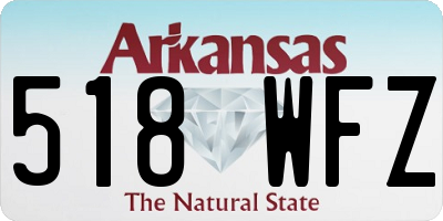 AR license plate 518WFZ