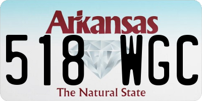 AR license plate 518WGC