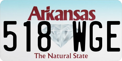 AR license plate 518WGE