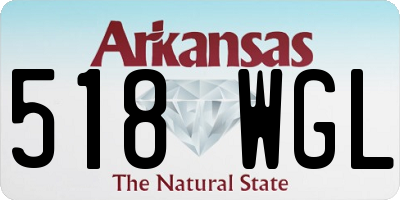 AR license plate 518WGL