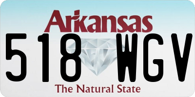 AR license plate 518WGV